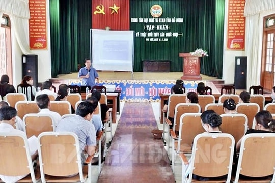 5.200 hội viên nông dân được tập huấn kỹ thuật