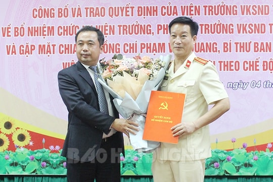 Đồng chí Nguyễn Hoàng Dương giữ chức Viện trưởng Viện Kiểm sát nhân dân tỉnh Hải Dương