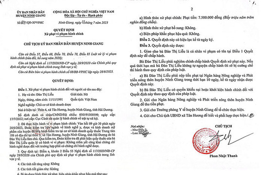 Phạt chủ quầy thuốc vì không niêm yết công khai chứng chỉ hành nghề dược