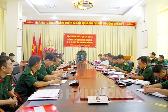 Quân khu 3 kiểm tra công tác phòng chống khủng bố tại Hải Dương