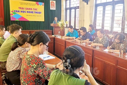 28 hội viên dưới 50 tuổi tham gia trại sáng tác văn học nghệ thuật