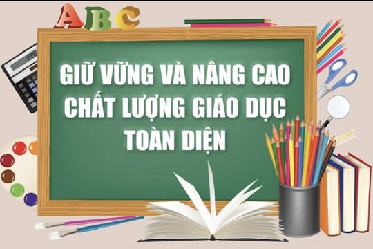 [Đồ họa] Giữ vững và nâng cao chất lượng giáo dục toàn diện