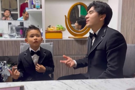 Con trai Đan Trường bộc lộ tài năng từ bé