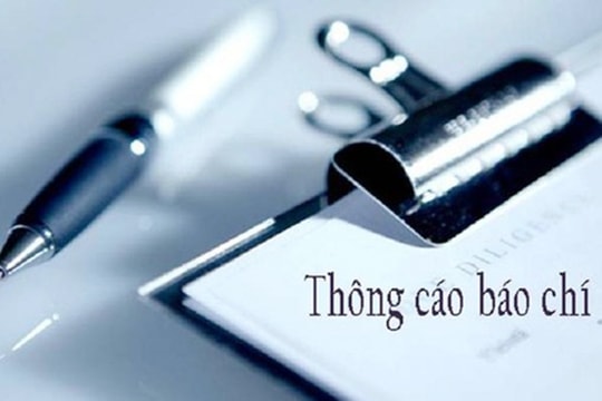 Lần đầu ban hành thông cáo báo chí về văn bản quy phạm pháp luật