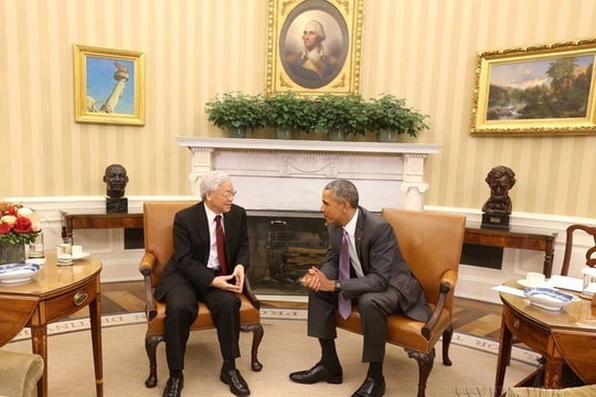 [Photos] Vietnam, US celebrate 28 years of diplomatic relations