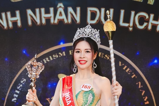Doanh nhân Vũ Thục Hiền đăng quang Hoa hậu Doanh nhân Du lịch Việt Nam 2023