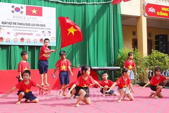[Video] Vietnam-RoK cultural exchange event held at Hai Duong school