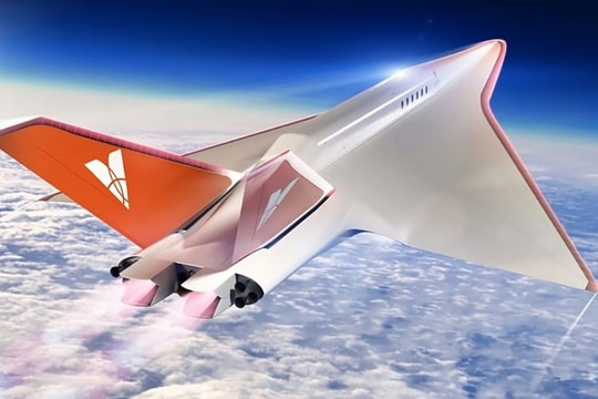 Máy bay chở khách siêu vượt âm bay 8.000km/h