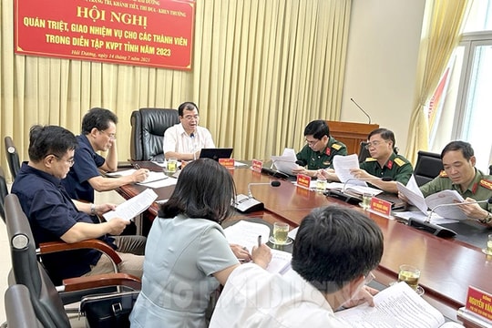 Triển khai công tác tuyên truyền diễn tập khu vực phòng thủ tỉnh Hải Dương