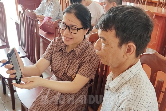 10 địa phương ở Hải Dương đã vượt chỉ tiêu thu nhận tài khoản định danh điện tử
