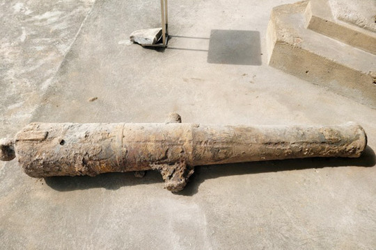 Đào được súng thần công nhà Nguyễn