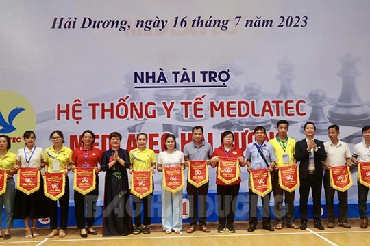 Trên 500 kỳ thủ tranh tài Giải cờ vua mở rộng tranh cúp Medlatec Hải Dương lần thứ nhất  