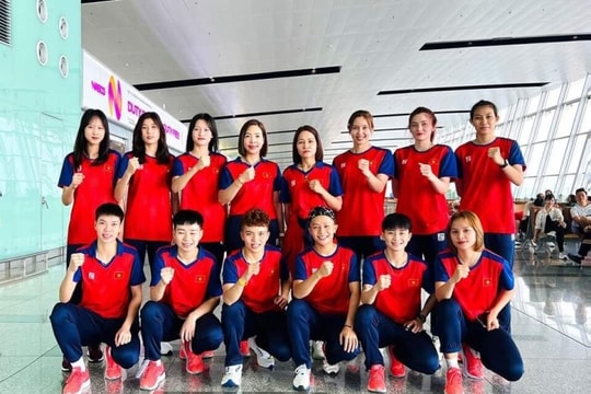 Việt Nam vô địch nội dung 4 người giải cầu mây thế giới 2023
