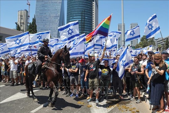 Người dân Israel tiếp tục biểu tình phản đối cải cách tư pháp