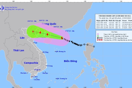 Hai Duong braces for downpours, strong winds from Jul 17 night