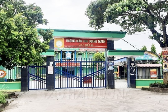 Hải Dương cho trẻ mầm non nghỉ học tránh bão Talim