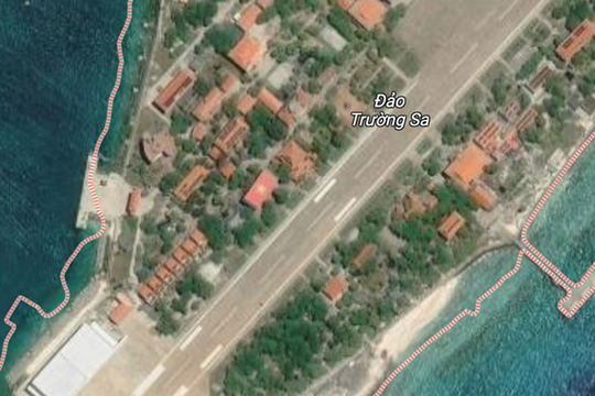 Google restores image of national flag on Truong Sa Lon Island
