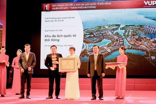 Khu du lịch Quốc tế Đồi Rồng nhận Giải Đặc biệt trong Lễ trao giải quy hoạch quốc gia