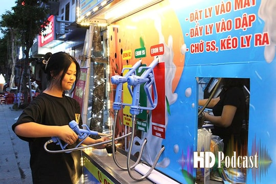 Độc lạ “cây xăng trà sữa”