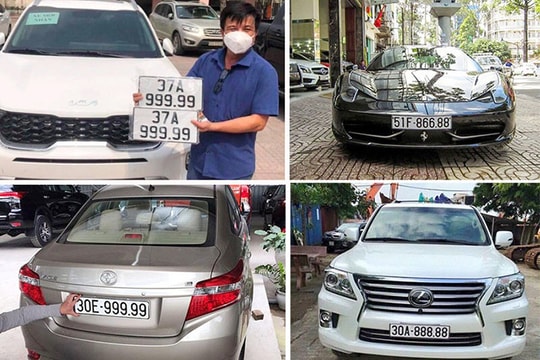 Đấu giá biển số xe đẹp