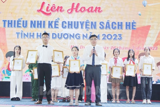 ​Gần 160 thiếu nhi tham gia Liên hoan thiếu nhi kể chuyện sách hè năm 2023