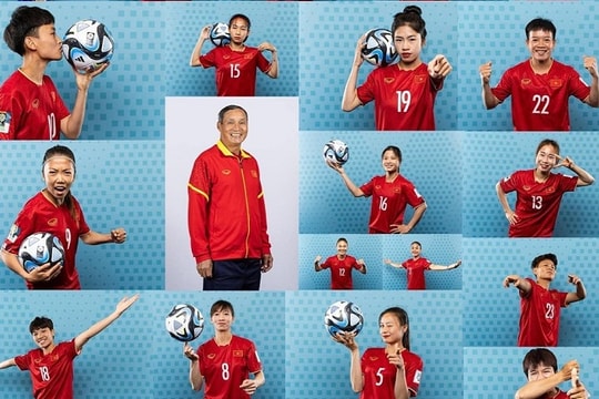 [Photos] Vietnamese women football players in photos posted by FIFA