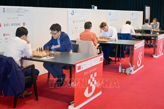 Lê Quang Liêm chiến thắng tại giải Biel Chess Festival ở Thụy Sĩ