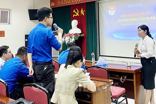 100 cán bộ đoàn tập huấn về chuyển đổi số