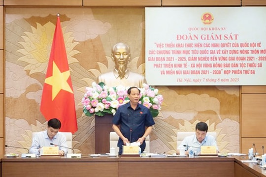 ​Cần đẩy nhanh tiến độ thực hiện 3 Chương trình Mục tiêu Quốc gia