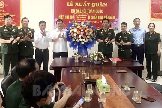 Hải Dương có 18 đại biểu dự Đại hội Hiệp hội Doanh nhân cựu chiến binh Việt Nam lần thứ III