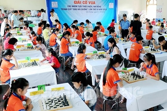 Nhìn lại 10 mùa Giải cờ vua các nhóm tuổi thiếu niên, nhi đồng tranh Cúp Báo Hải Dương