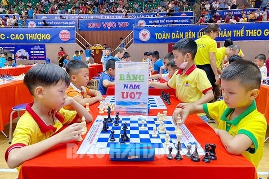 Hôm nay 10.8,  gần 700 kỳ thủ bước vào Giải cờ vua  tranh Cúp Báo Hải Dương