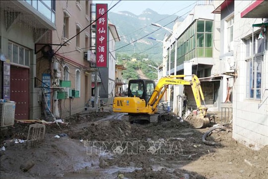 Tỉnh Hà Bắc của Trung Quốc thiệt hại nghiêm trọng vì lũ lụt 