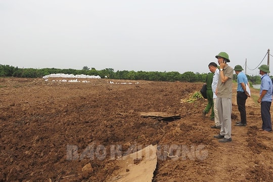 Xử phạt 1 cá nhân vi phạm đất đai ở Thanh Hà
