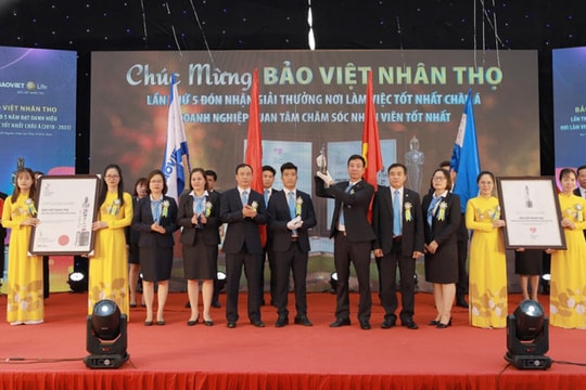 Công ty Bảo Việt nhân thọ Hải Dương công bố Giải thưởng “Nơi làm việc tốt nhất châu Á năm 2023”