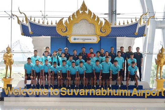 Đội tuyển U23 Việt Nam đến Thái Lan, chuẩn bị sẵn sàng cho giải đấu