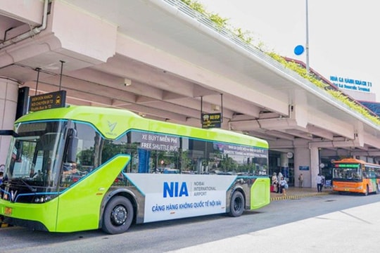 Bộ Giao thông vận tải thống nhất mở tuyến xe buýt điện đến sân bay Nội Bài
