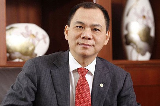 Ông Phạm Nhật Vượng có 74 tỷ USD, giàu thứ 16 hành tinh