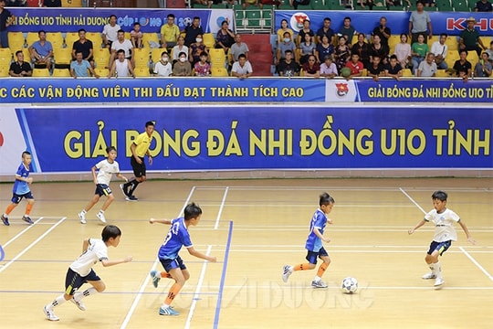 2 đội Tứ Kỳ, Cẩm Giàng vào chung kết U10 tỉnh Hải Dương năm 2023