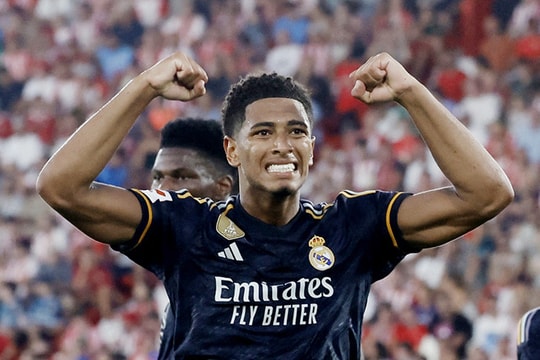 Bellingham xô đổ thành tích của Ronaldo tại Real Madrid