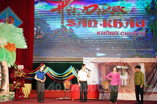 Sôi nổi Hội diễn sân khấu không chuyên huyện Tứ Kỳ năm 2023