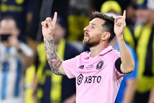 Siêu sao Lionel Messi có danh hiệu đầu tiên cùng Inter Miami