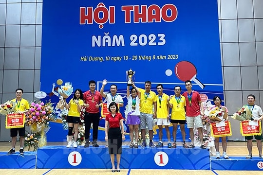 BIDV Hải Dương nhất toàn đoàn hội thao ngành ngân hàng 2023