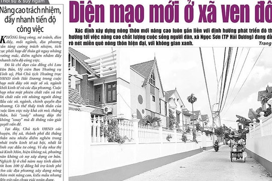 Xem gì trên báo Hải Dương ngày 21.8? 