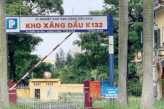 Khẩn trương hoàn trả đất tại Kho xăng dầu K132 để thực hiện quy hoạch chung TP Hải Dương
