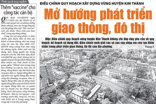 Xem gì trên báo Hải Dương ngày 23.8? 