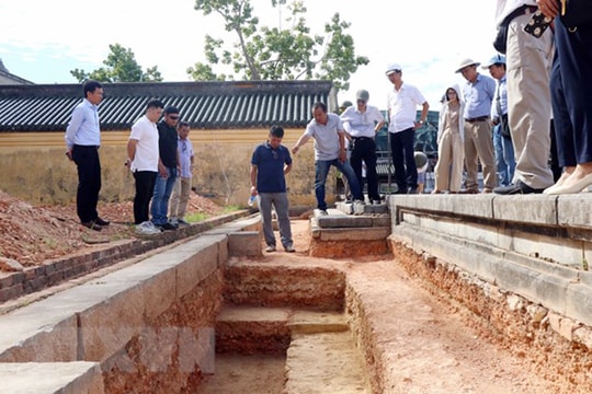 Công bố kết quả khai quật khảo cổ học nền Điện Cần Chánh