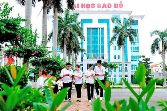 Trường Đại học Sao Đỏ tăng điểm chuẩn 2 ngành học