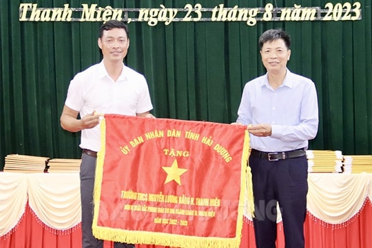 92,3% trường học ở Thanh Miện đạt chuẩn quốc gia
