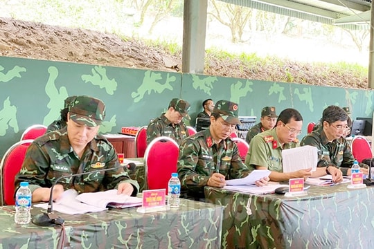 Hải Dương luyện tập Hội nghị Ban Chỉ huy tình trạng khẩn cấp về quốc phòng